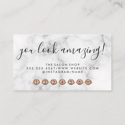 Eye Lash Logo en Brushes Loyalty Kaart (Achterkant)