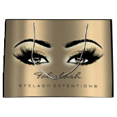 Eye Lash Sepia Gold Makeup Glitter Beauty Cosmetic Groot Cadeauzakje (Voorkant)