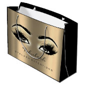 Eye Lash Sepia Gold Makeup Glitter Beauty Cosmetic Groot Cadeauzakje (Achterkant Gekanteld)