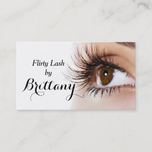 Eye Lashes Extensions Makeup Artist Cosmetoloog Visitekaartje