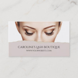 Eye Lashes Extensions Makeup Artist Cosmetoloog Visitekaartje