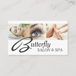 Eye Lashes Extensions Wax Facials Spa Salon Beauty Visitekaartje
