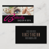 Eye Lashes Extensions Wax Facials Spa Salon Beauty Visitekaartje (Voorkant / Achterkant)