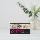 Eye Lashes Extensions Wax Facials Spa Salon Beauty Visitekaartje (Staand voorkant)