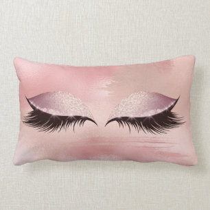 Eye Lashes Glitter Glam MakeUp Blush Stokes Glam Kussen