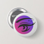 Eye Lashes Make-up Artist Logo Ronde Button (Voorkant /achterkant)