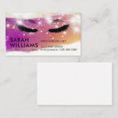 Eye Lashes | Sterstof en gloed Visitekaartje (Voorkant / Achterkant)