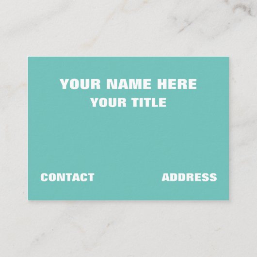 Eye Lens Vision Care Visitekaartje (Achterkant)