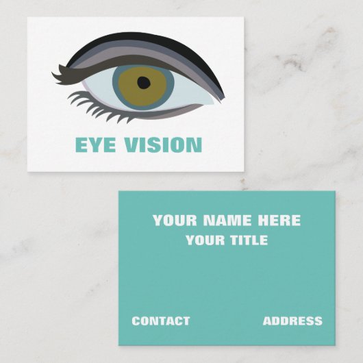 Eye Lens Vision Care Visitekaartje (Voorkant / Achterkant)