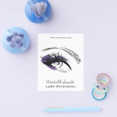 Eye long eyelashes Lash-uitbreidingspictogram Flyer (Enkel)