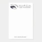 Eye long eyelashes Lash-uitbreidingspictogram Post-it® Notes (Voorkant)