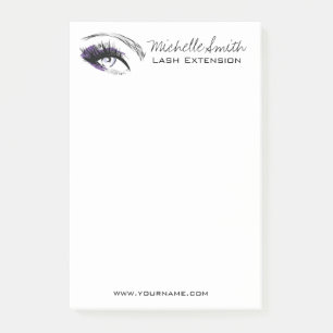 Eye long eyelashes Lash-uitbreidingspictogram Post-it® Notes
