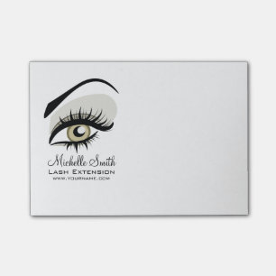 Eye long wimpers Lash Extension bedrijf branding Post-it® Notes