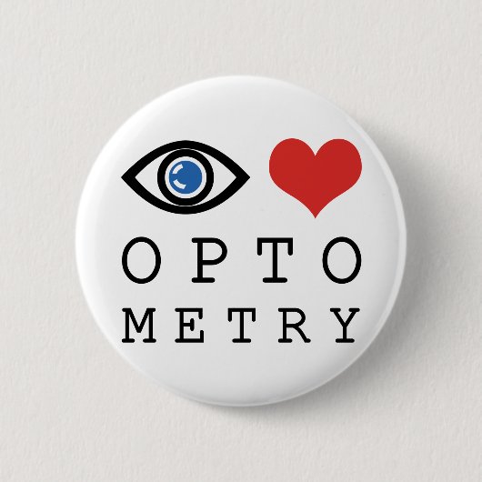 Eye Love Optometrie Ronde Button 5,7 Cm (Voorkant)