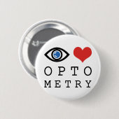 Eye Love Optometrie Ronde Button 5,7 Cm (Voorkant /achterkant)