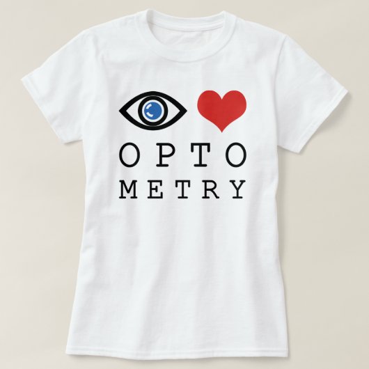 Eye Love Optometrie T-shirt (Design voorkant)
