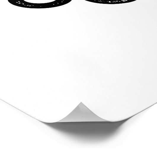 Eye Love Rock and Roll Funny Eyeball Pun Poster (Hoek)