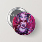 Eye Love Sweets Ronde Button 5,7 Cm (Voorkant /achterkant)