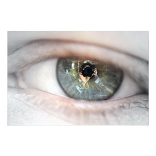 Eye-Macro door Shirley Taylor Foto Afdruk