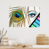 Eye Makeup Beauty Poster (Keuken)