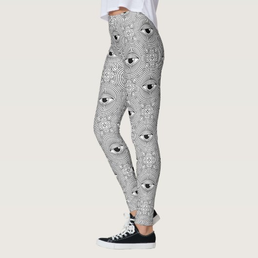 Eye Mandala Pattern Leggings (Links)
