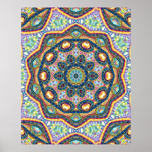 Eye Mandala Poster (Voorkant)