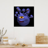 Eye Monster Poster (Keuken)