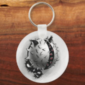 Eye Monster Spiky Ball Sleutelhanger (Voorkant)