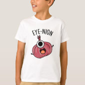 Eye-nion Funny Onion Pun T-shirt (Voorkant)