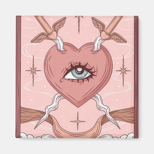 Eye of heart magneet (Voorkant)