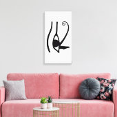 Eye of Horus – Anch – Lebensschlüssel –Hieroglyphs Canvas Afdruk (Insitu (Woonkamer))