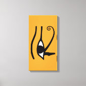 Eye of Horus – Anch – Lebensschlüssel –Hieroglyphs Canvas Afdruk (Voorkant)