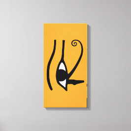 Eye of Horus – Anch – Lebensschlüssel –Hieroglyphs Canvas Afdruk