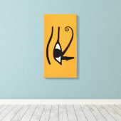 Eye of Horus – Anch – Lebensschlüssel –Hieroglyphs Canvas Afdruk (Insitu (Houten vloer))