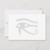 Eye Of Horus Egyptian Symbol Custom Blank Notitiekaartje (Achterkant)