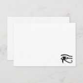 Eye Of Horus Egyptian Symbol Custom Blank Notitiekaartje (Voorkant / Achterkant)
