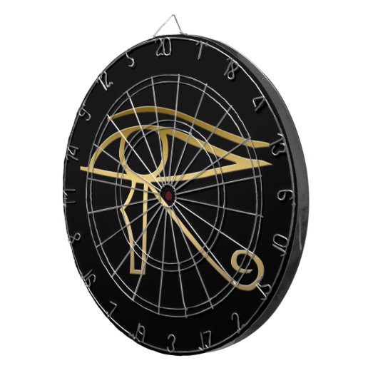 Eye of Horus Egyptian symbol Dartbord (Voorkant Rechts)