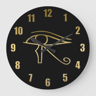 Eye of Horus Egyptian symbol Grote Klok