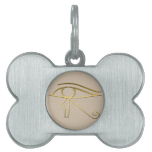 Eye of Horus Egyptian symbol Huisdieren Naamplaatje