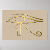 Eye of Horus Egyptian symbol Poster (Voorkant)