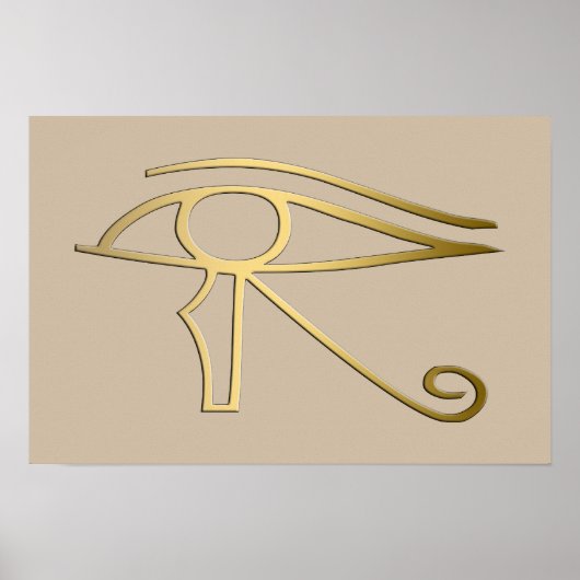 Eye of Horus Egyptian symbol Poster (Voorkant)