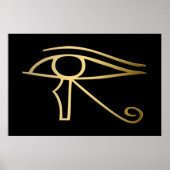 Eye of Horus Egyptian symbol Poster (Voorkant)