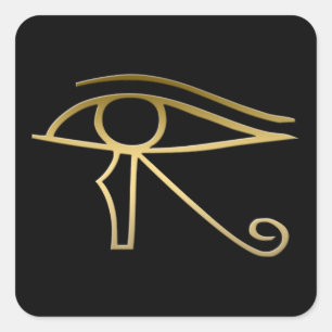 Eye of Horus Egyptian symbol Vierkante Sticker