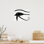Eye of Horus – Horusauge Hieroglyphs Hyroglyphen Poster (Keuken)