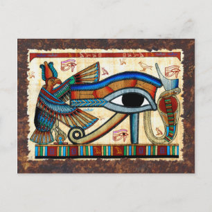 EYE OF HORUS Oud-Egyptisch Briefkaart