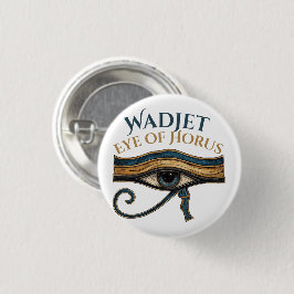 Eye of Horus Ronde Button 3,2 Cm