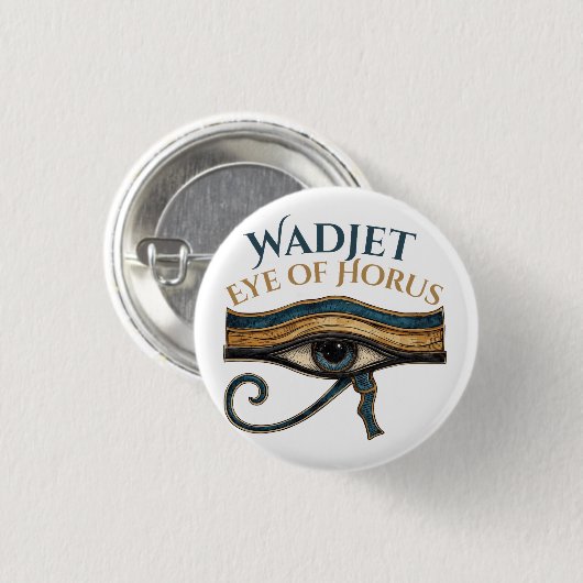 Eye of Horus Ronde Button 3,2 Cm (Voorkant /achterkant)