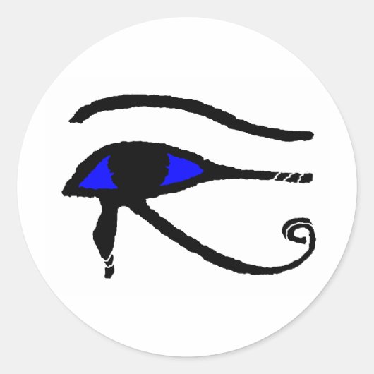 Eye_of_Horus Ronde Sticker (Voorkant)