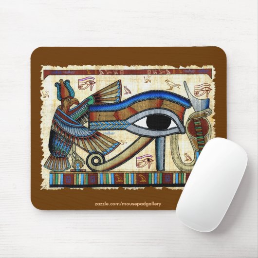EYE OF HORUS (Wadjet) serie Muismat (Met muis)