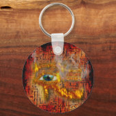 Eye of Horus Wadjet Sleutelhanger (Voorkant)
